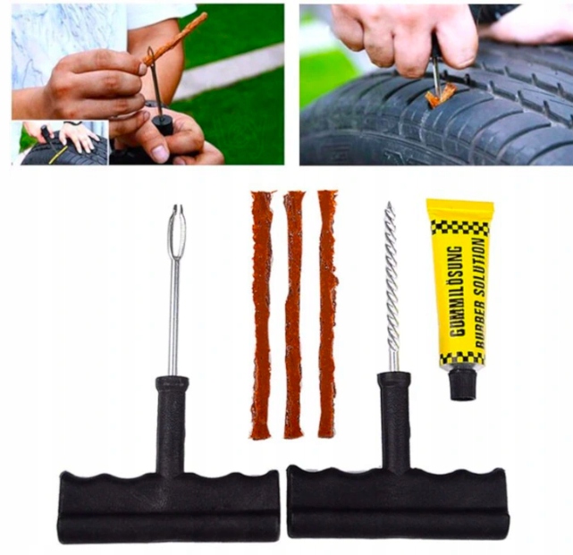 ZESTAW NAPRAWCZY DO OPON 8 CZĘŚCI - SZYBKA NAPRAWA Kod producenta 14356