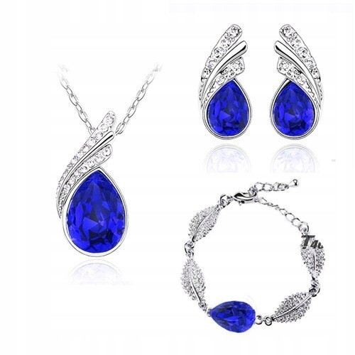 

Komplet biżuterii Kryształki Swarovski Migdał %%