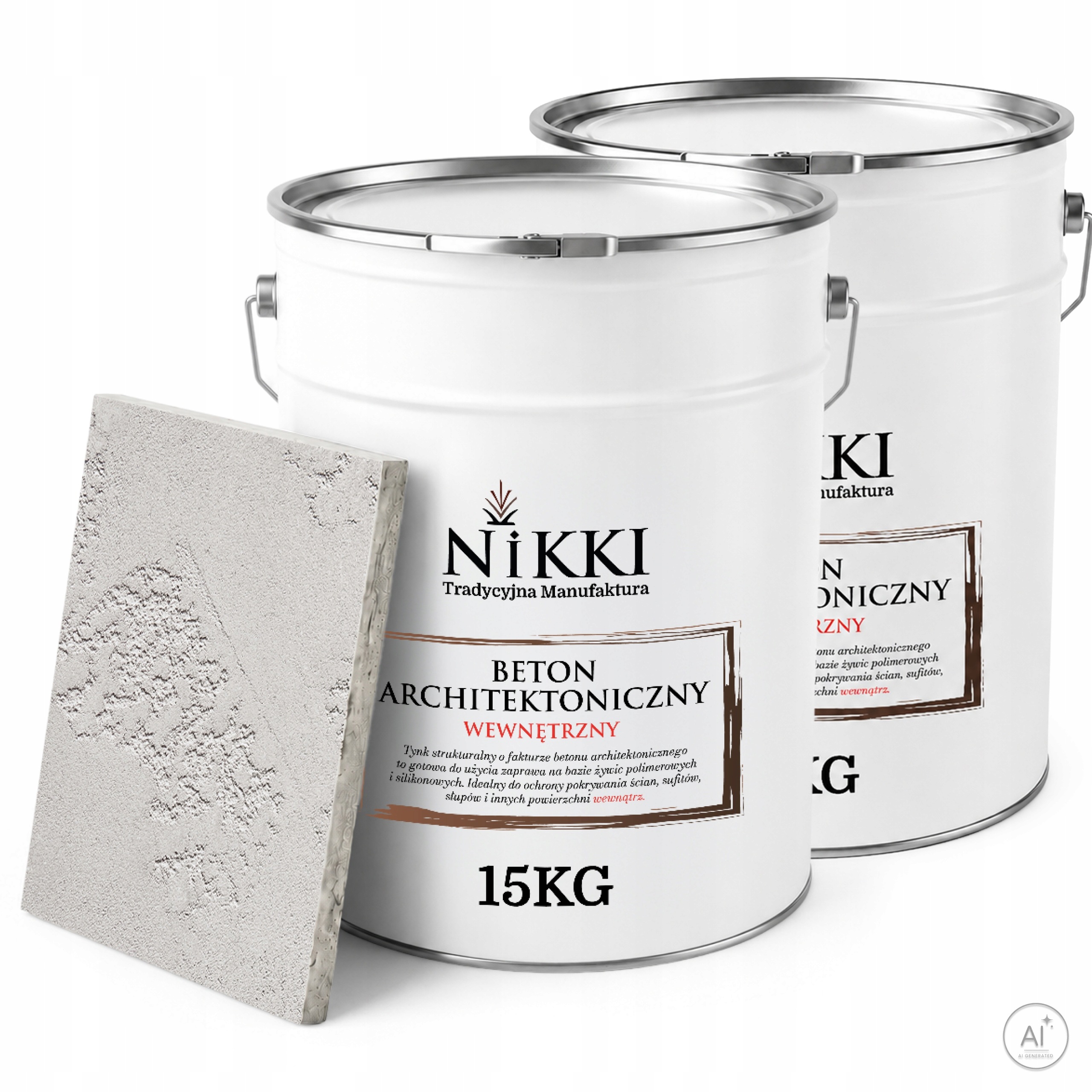 Dekorativní architektonický beton vnitřní 10 m2 2x15 kg šedý světlý F264