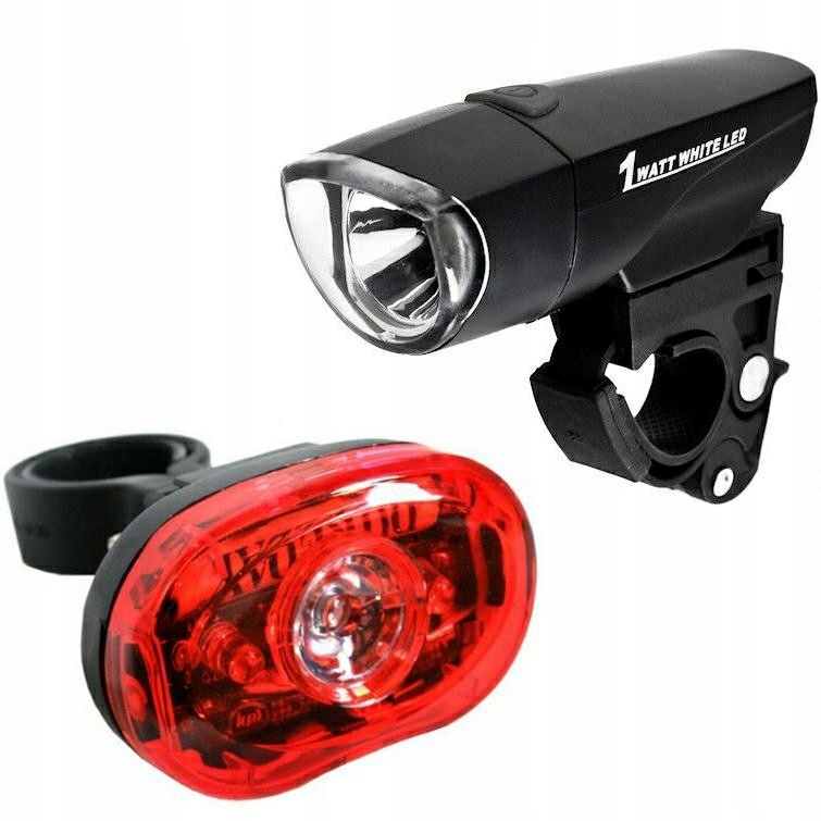 Zestaw oświetlenia przód tył XC-8020 LAMPKI ROWER