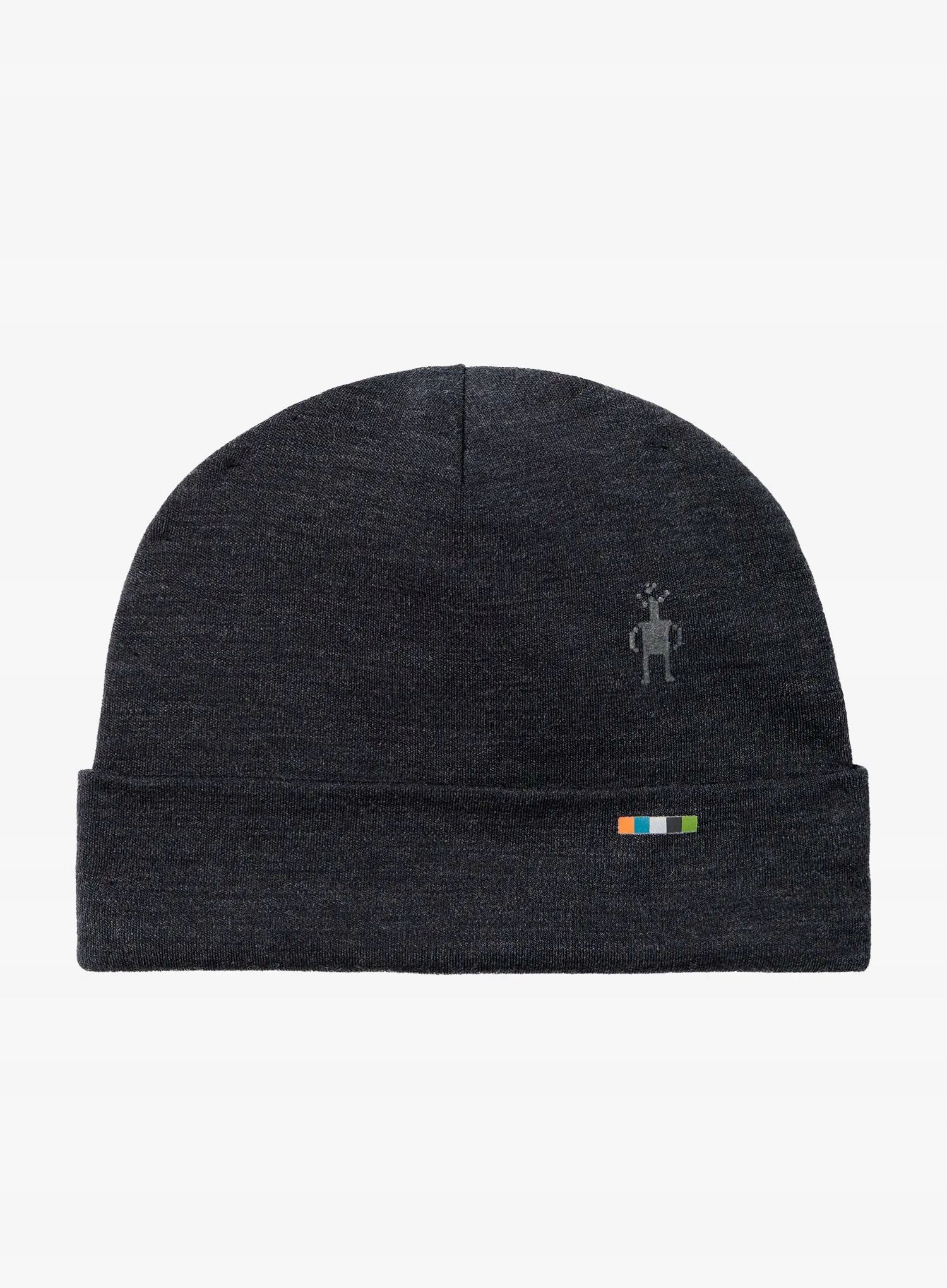 Dětská čepice Smartwool Thermal Merino Reversible Cuffed charcoal S-m