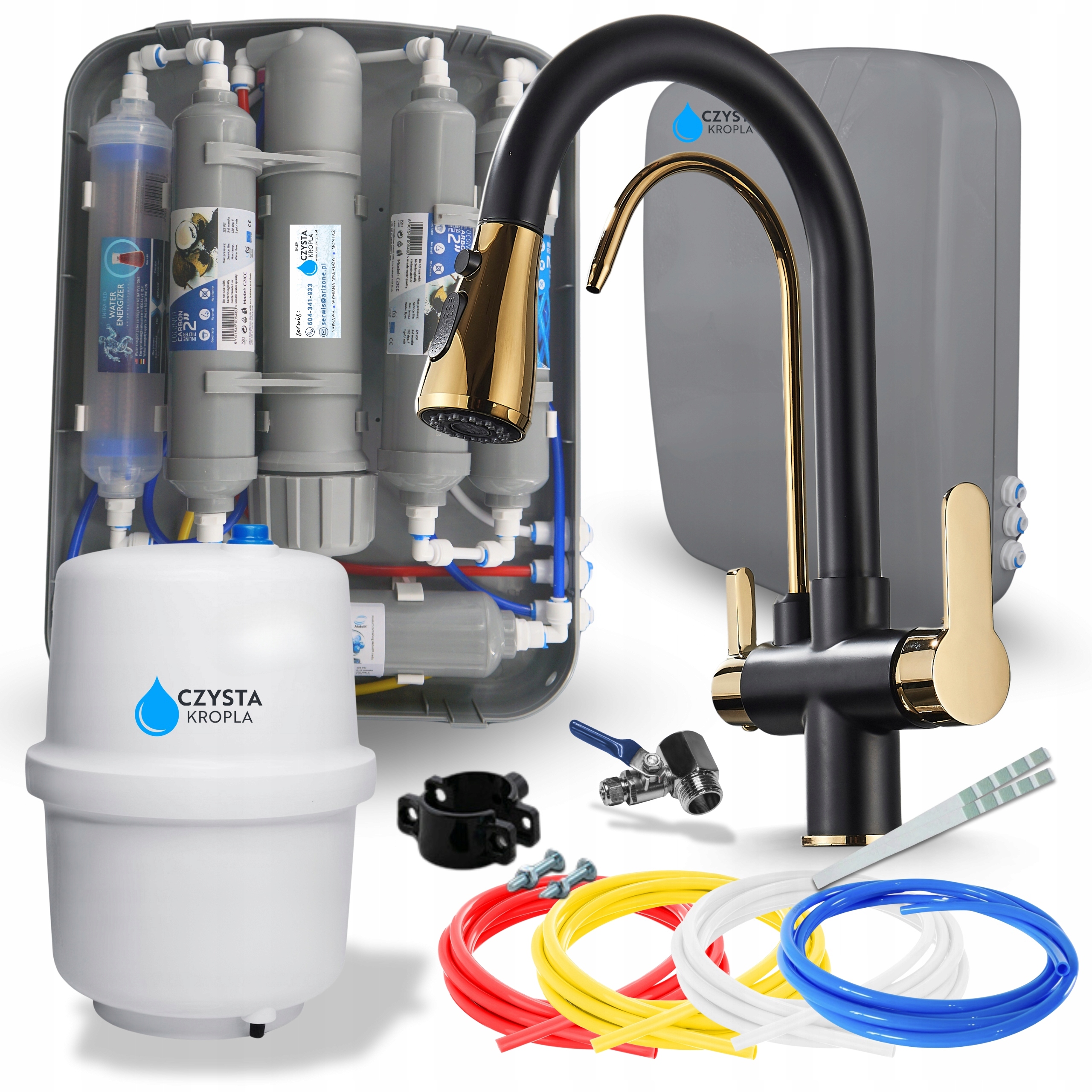 Filtr na vodu Kuchyňský podskříňový pod Dřez Kuchyňská baterie Atest Set