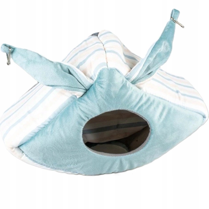 Duvo+ Rohový domeček pro hlodavce Plyšový 27x23x30 cm