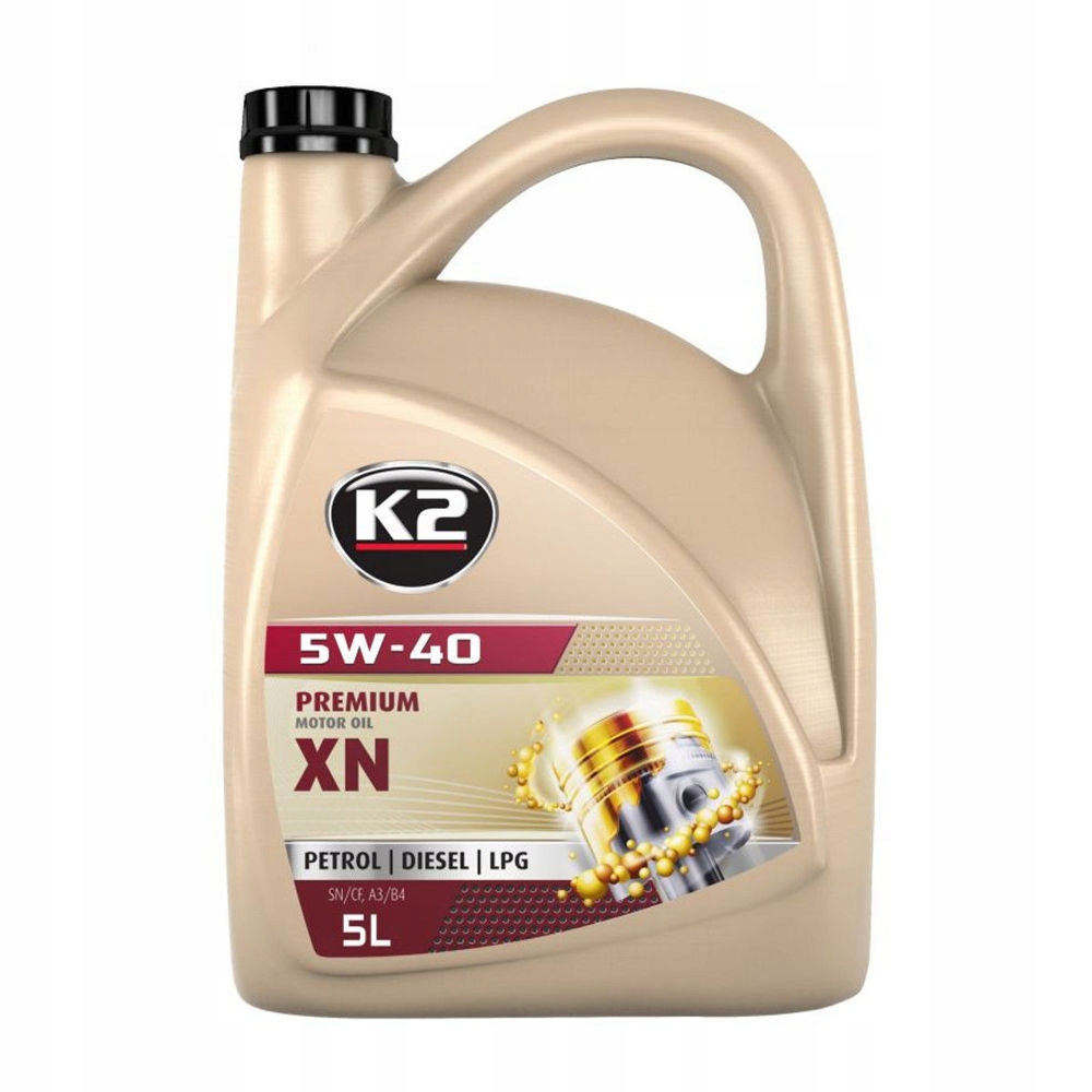 

Olej K2 5W-40 5L Sn/cf Xn