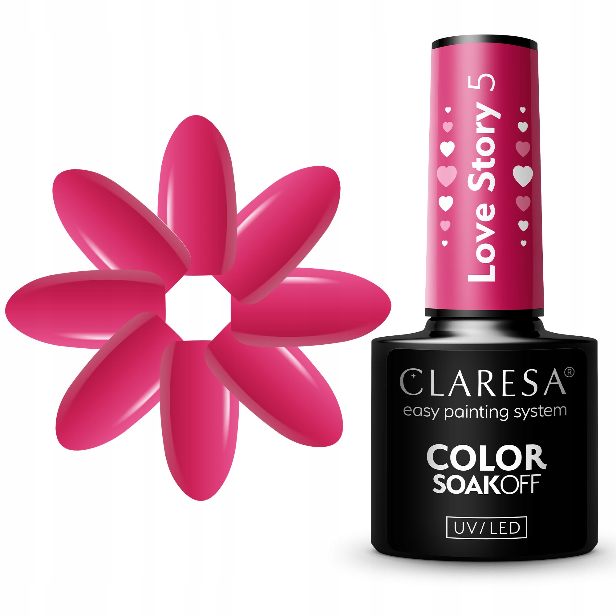 

Claresa Lakier Hybrydowy Love Story 5 5g