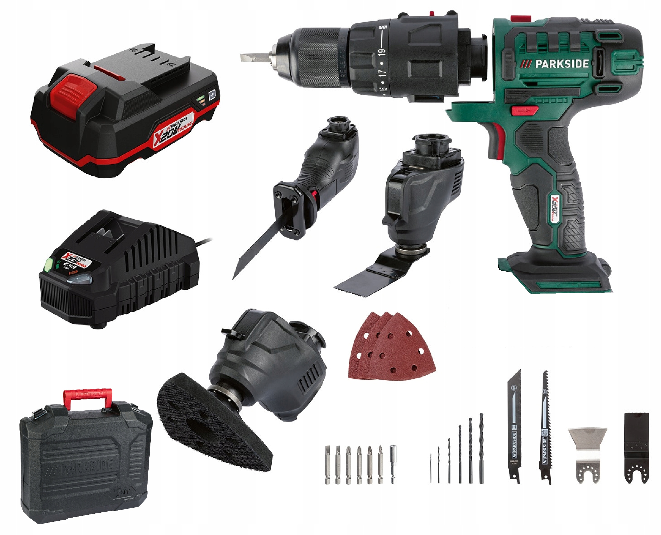 

Parkside Urządzenie wielofunkcyjne Combo wkrętarka