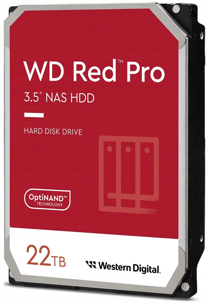 Wd Red Pro 22TB WD221KFGX Sata III/ Interní 3,5"/ 7200rpm 512MB