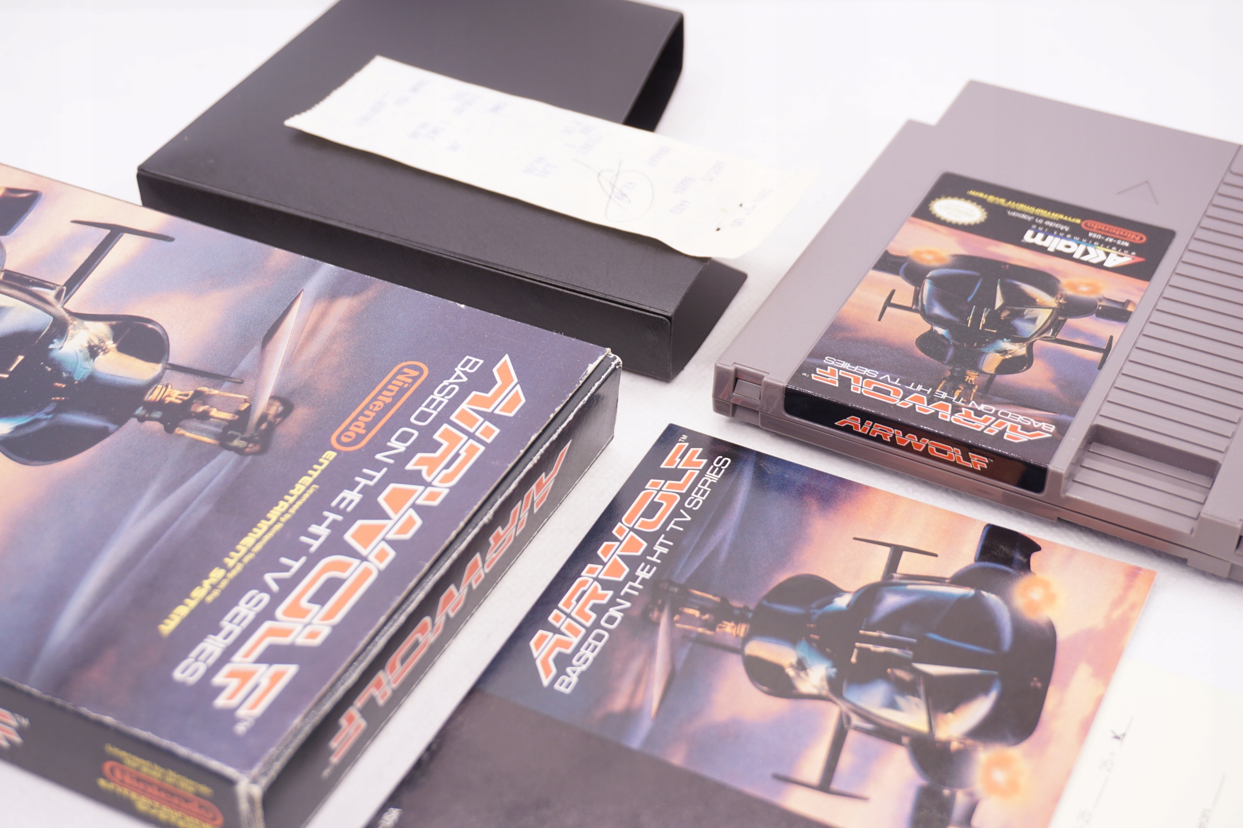 Airwolf NES NTSC z paragonem Toys R Us z 1989 roku Tryb gry singleplayer