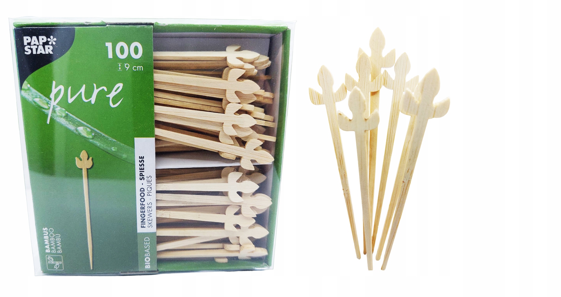 Wykałaczki pikery patyczki bankietowe grube Lilia Lilly 9cm 100szt. Kod producenta 88424