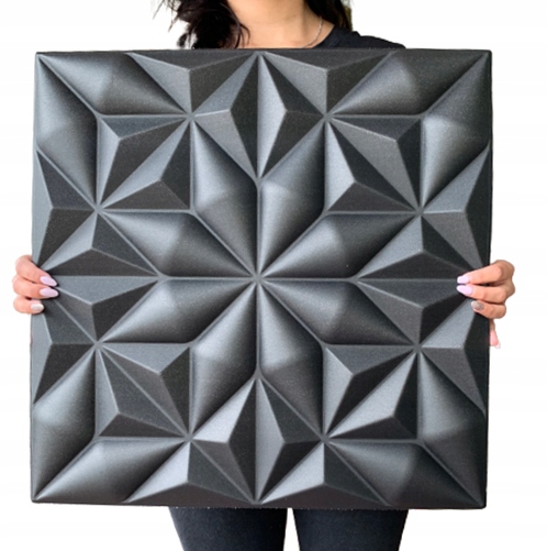 

Kasetony Sufitowe Panele Ścienne 3D Onyx Czarny