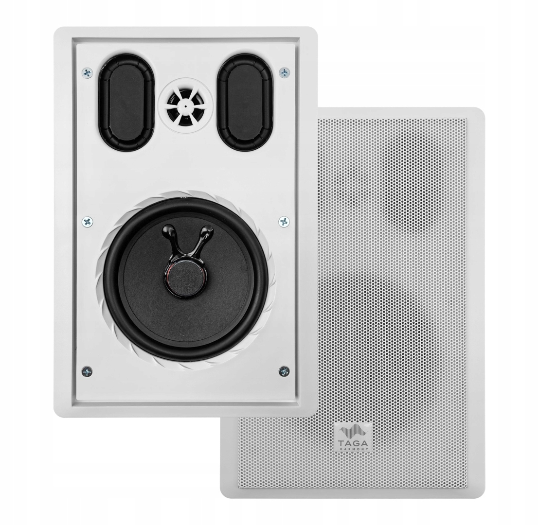 Głośniki Ścienne Kolumny Efektowe Surround Taga Harmony TOW-180Fv.2 Płaskie