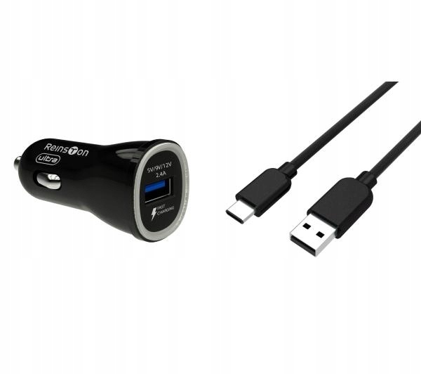 

Ładowarka samochodowa Reinston ELSA04 Qc 3.0 Usb