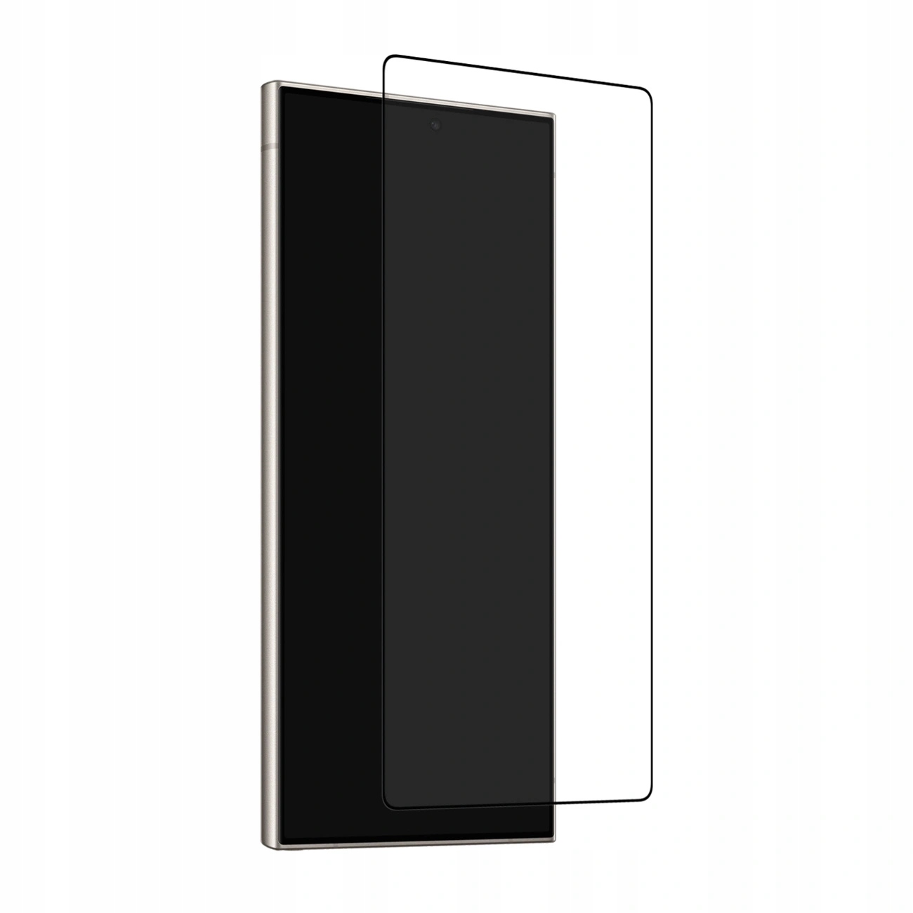 Tvrzené sklo Puro Frame na Samsung Galaxy S26 Ultra – s černým rámečkem