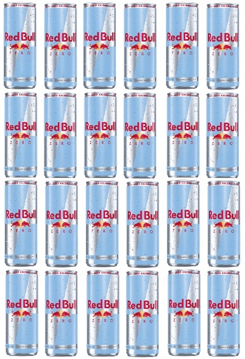 24x 250ml Red Bull Zero Zgrzewka