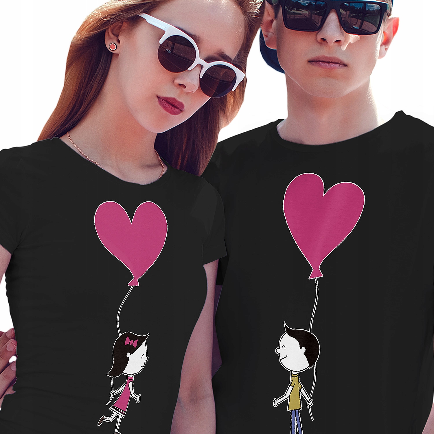 KOSZULKI KOSZULKA T-SHIRT DLA PAR ZAKOCHANA PARA JAKOŚĆ