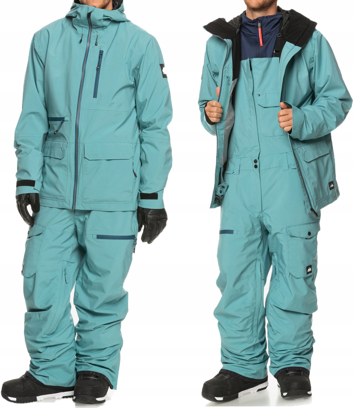 QUIKSILVER KOMPLET ZIMOWY KURTKA SPODNIE KOMBINEZON NARCIARSKI