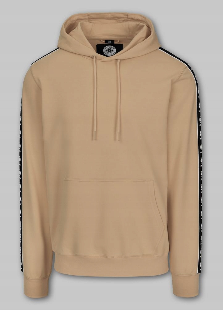 Pánská Mikina s kapucí Pitbull Tenká tepláková mikina Tape Nugget Lampasy