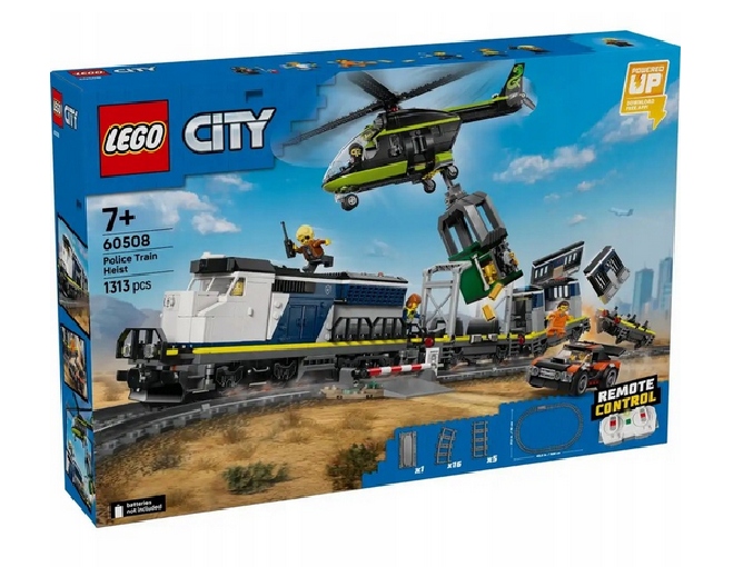 Lego 60508 City – Přepadení Policejního Vlaku