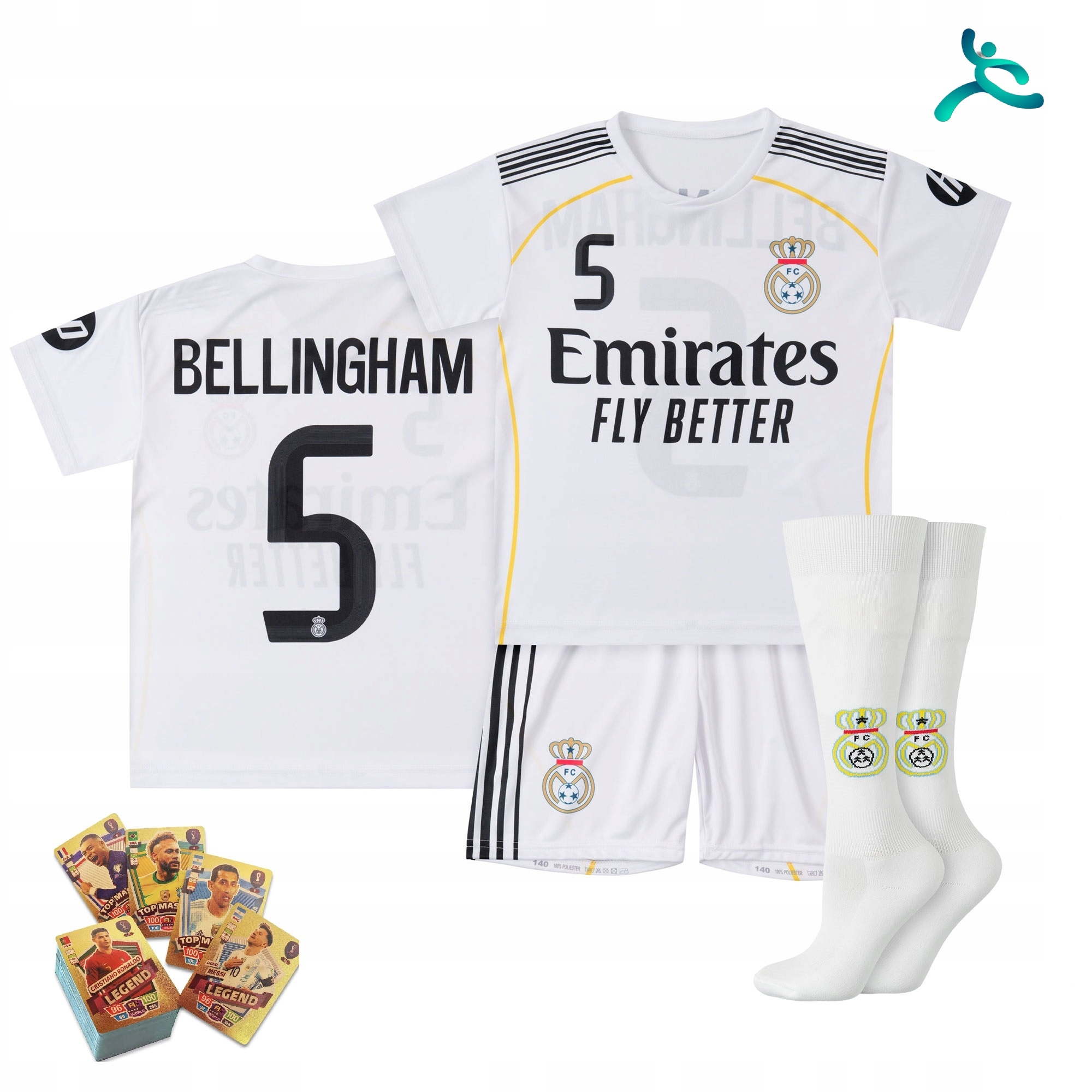 Fotbalové oblečení komplet dárek Bellingham vel 134