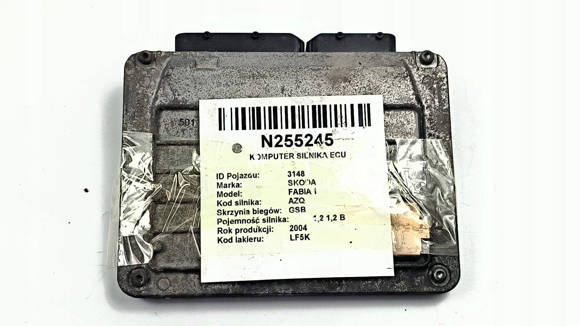 computer Motore ECU 03E906033F 1.2 SKODA FABIA e