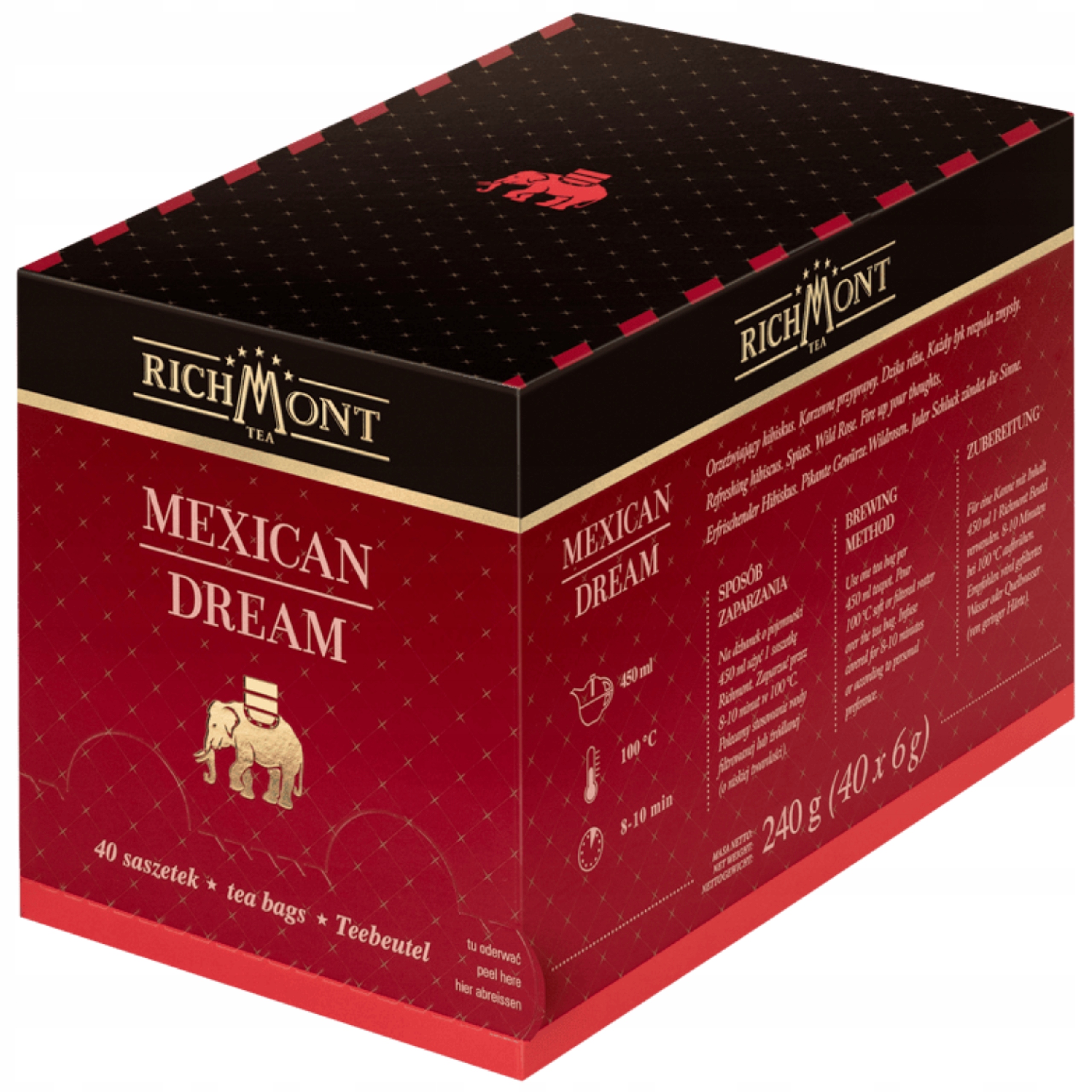 Levně Richmont Čaj v sáčcích Ovocně-bylinný Mexický sen 40 sáčků