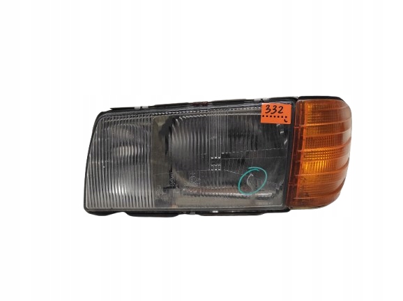 MERCEDES S W126 72- LAMPA LEWA PRZÓD + KIERUNKOWSKAZ - USZKODZONA