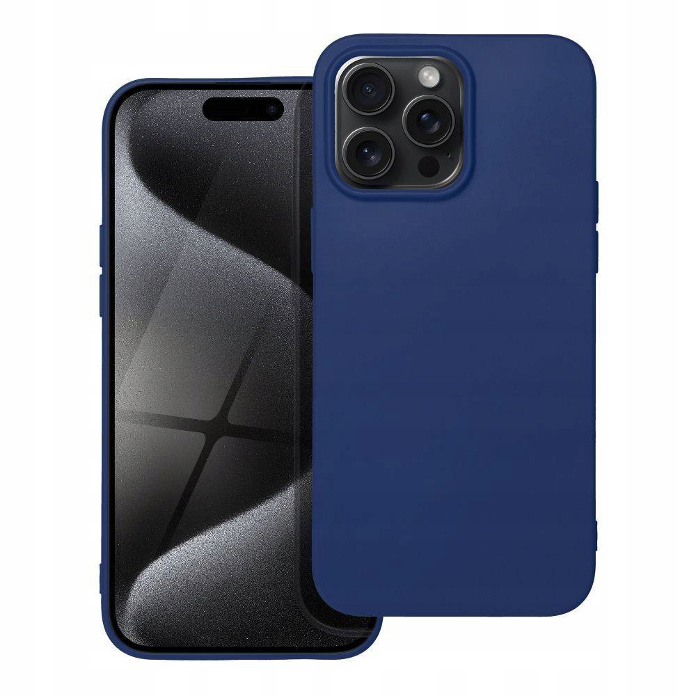 Etui Soft Do Iphone 15 Pro Max Ciemny Niebieski