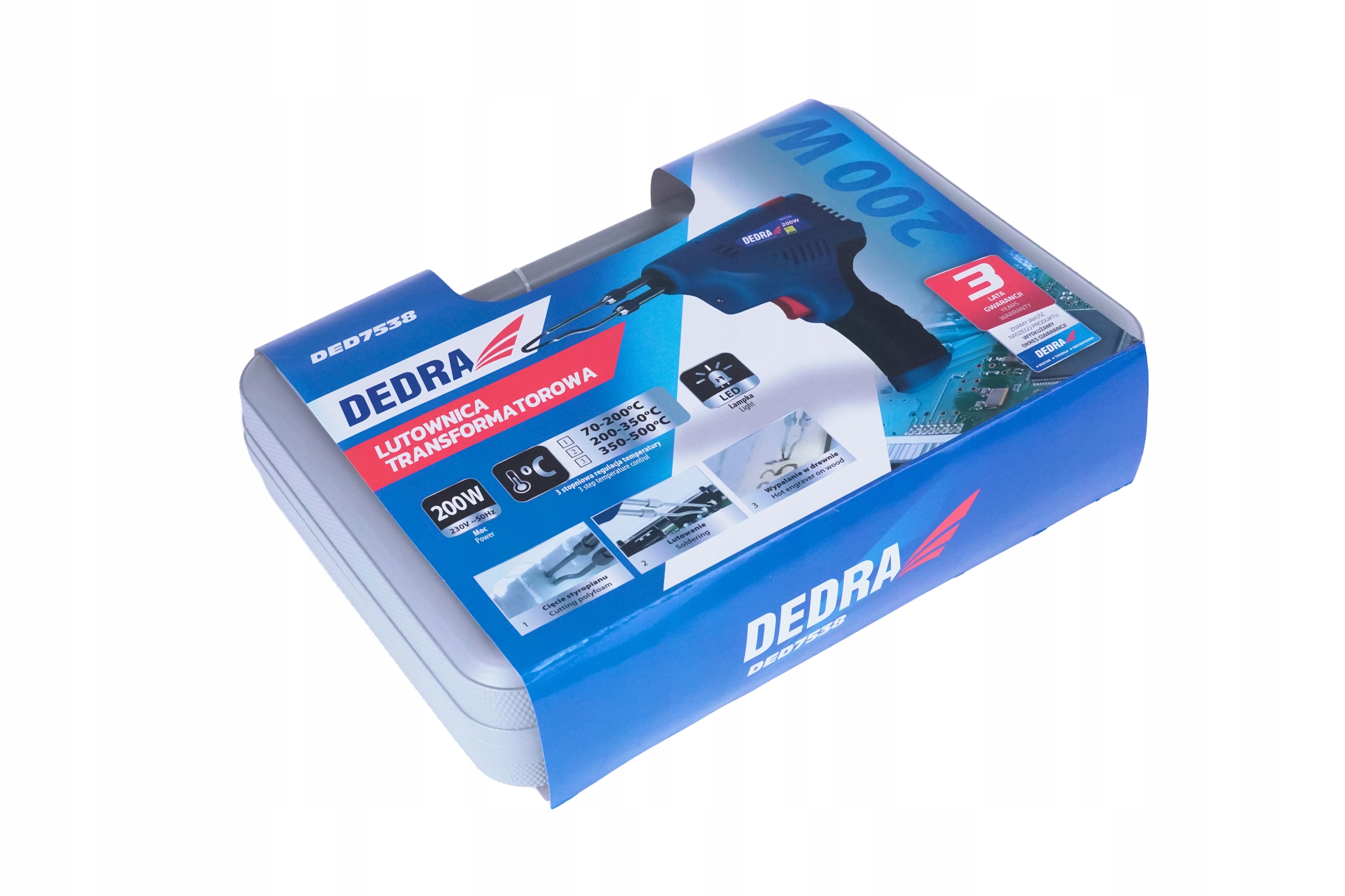 Lutownica transformatorowa Dedra DED7538 200 W