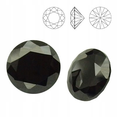 Rd II MM 3 Cyrkonia (Cubic zircon) Jet