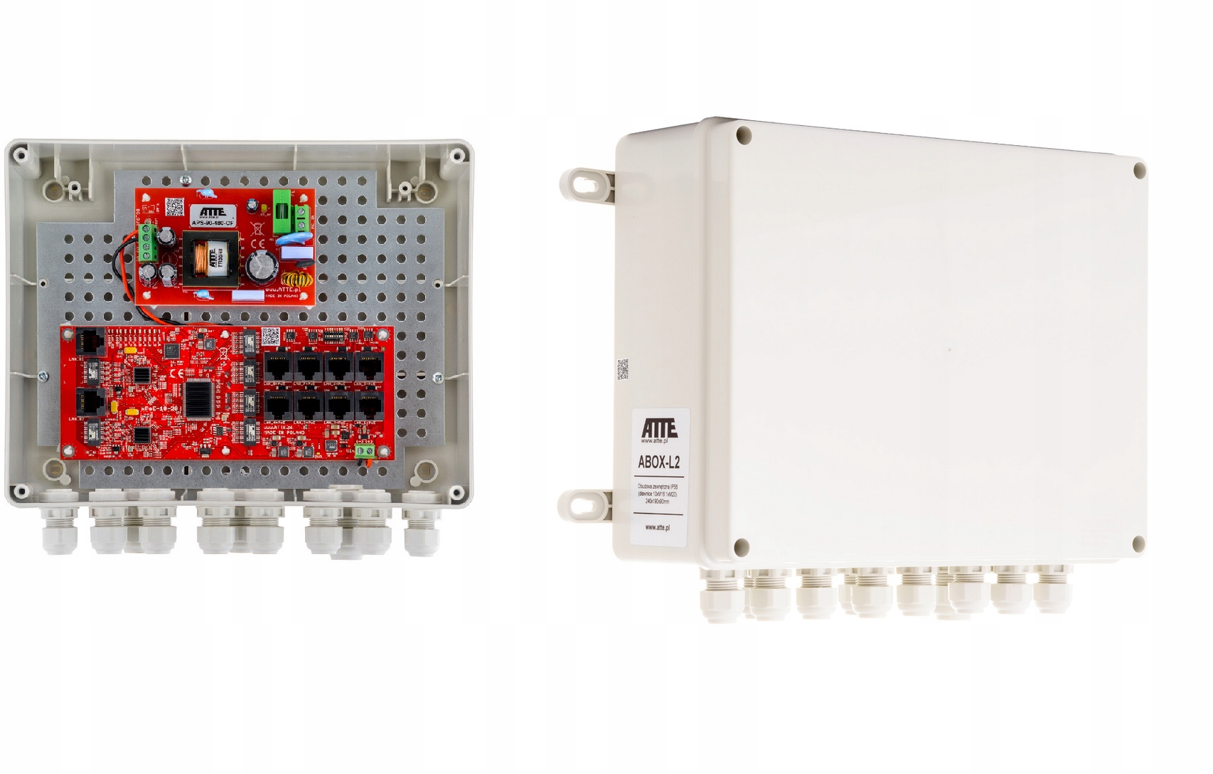Switch PoE IP-8-20-L2 10-PORTOVÝ Ip Monitoring