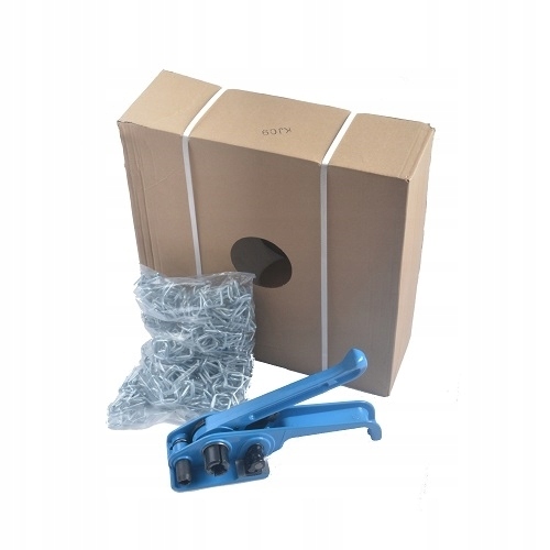 Zestaw 19 MINI Taśma + zapinki do bandowania 19mm