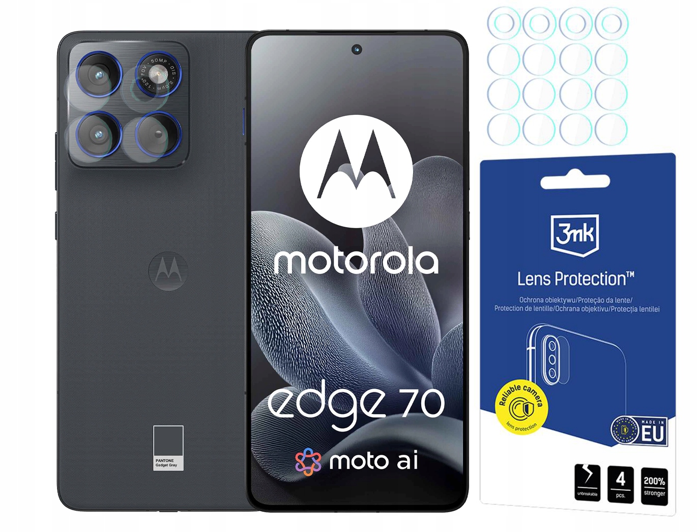 3MK Sklo na objektiv Lens pro Motorola Edge 70 4ks