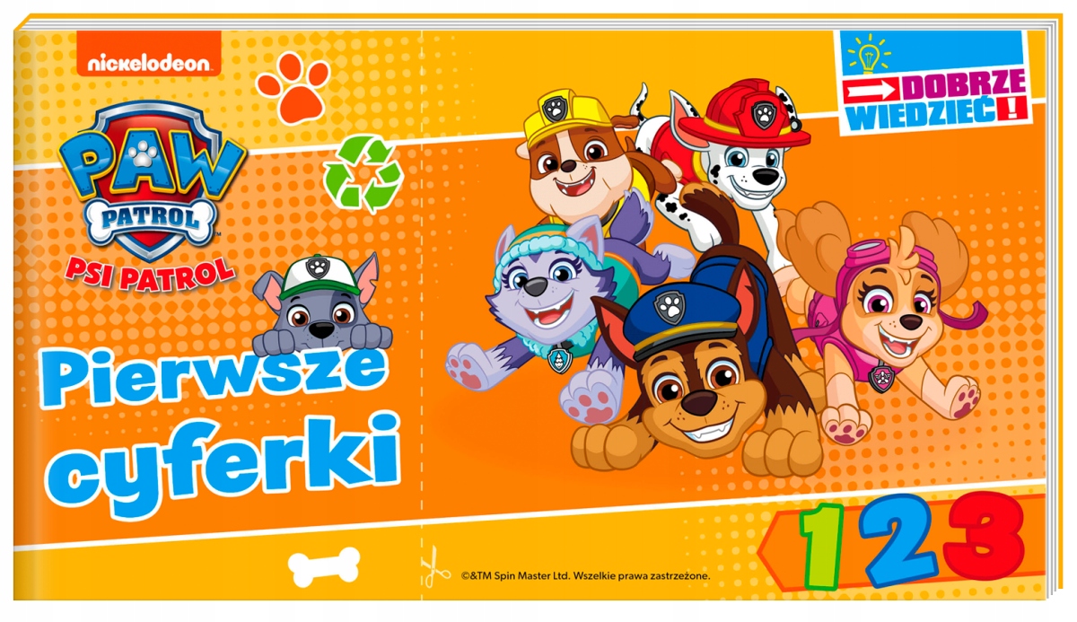 

Psi Patrol Dobrze wiedzieć Pierwsze cyferki Kd