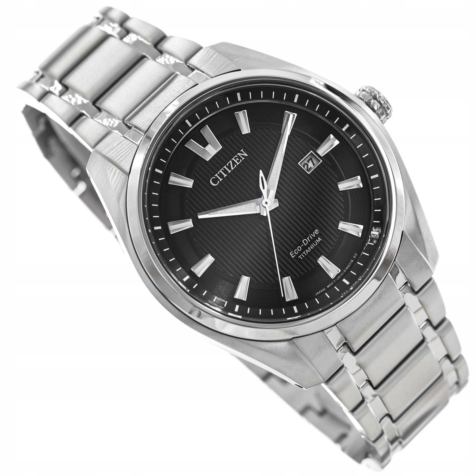 Pánské Hodinky Citizen AW1240-57E Eco-drive Titanium Stříbrné Datumovka