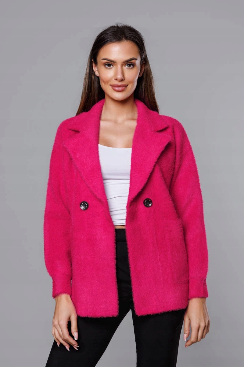 Přehozová Bunda Alpaka CJ65 Růžová Univerzální