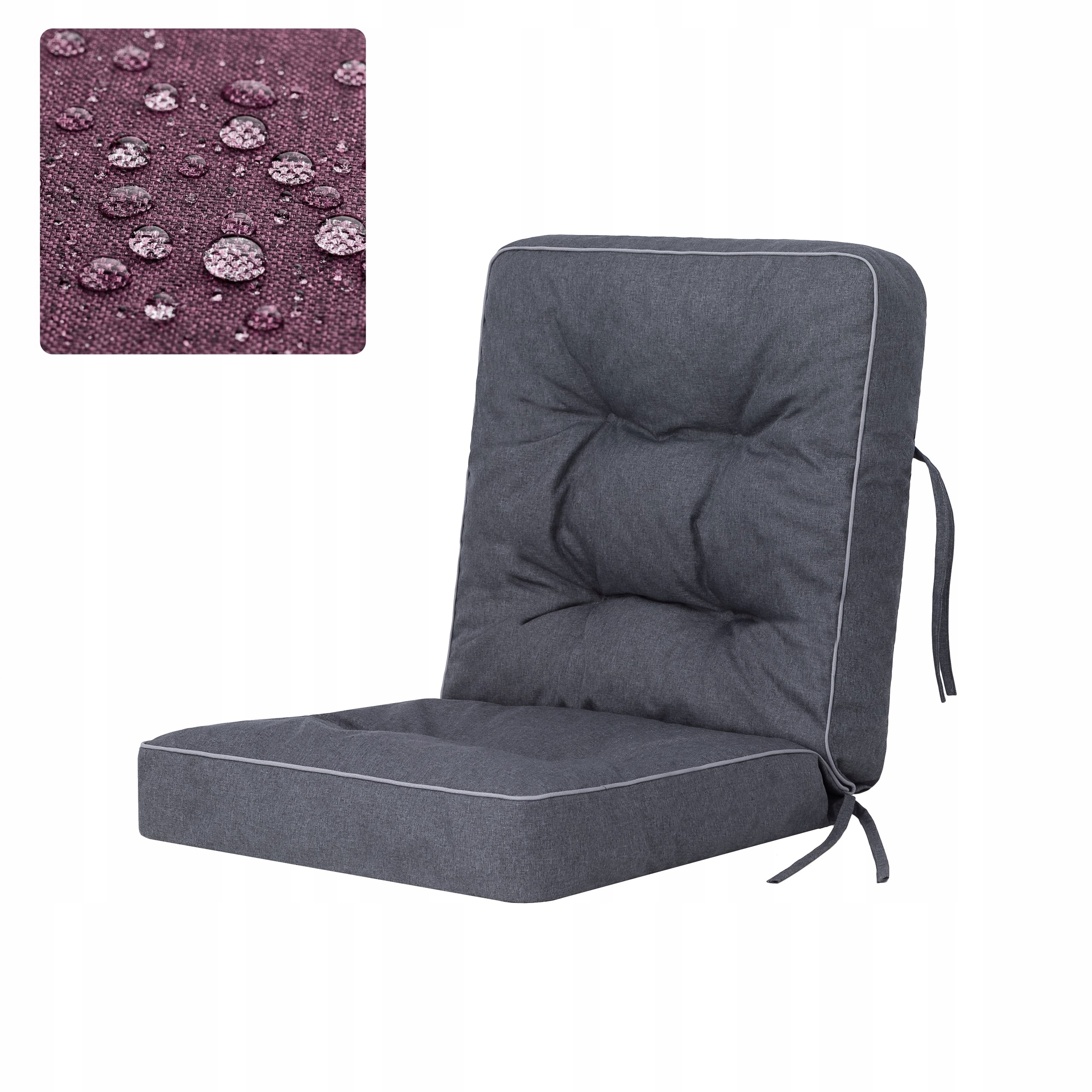 Polštář na židli Zahradní Lehátko Poduška na houpačku nebo lavičku, šířka 60 cm