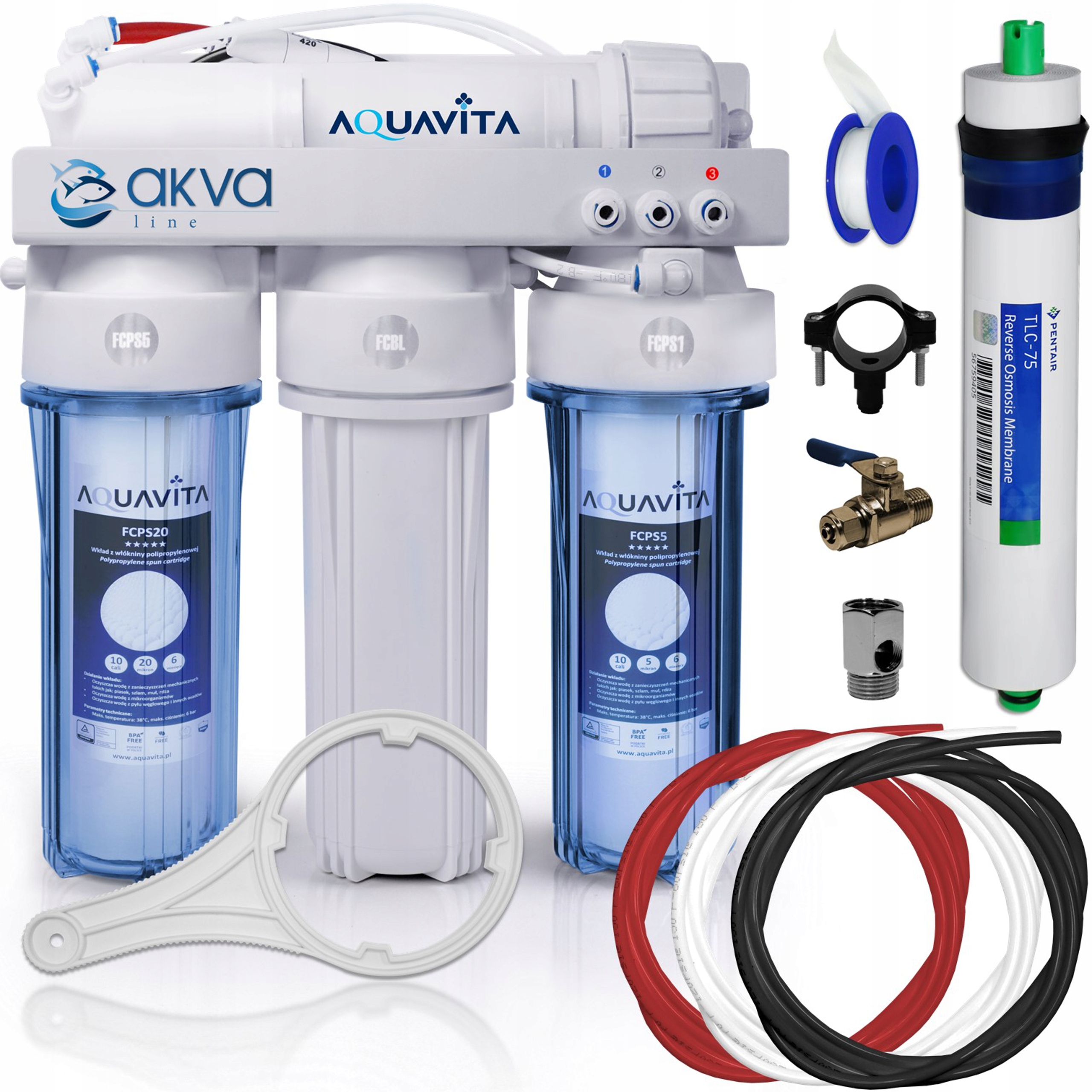 

Filtr Akwarystyczny Odwrócona Osmoza RO4 75 Gpd