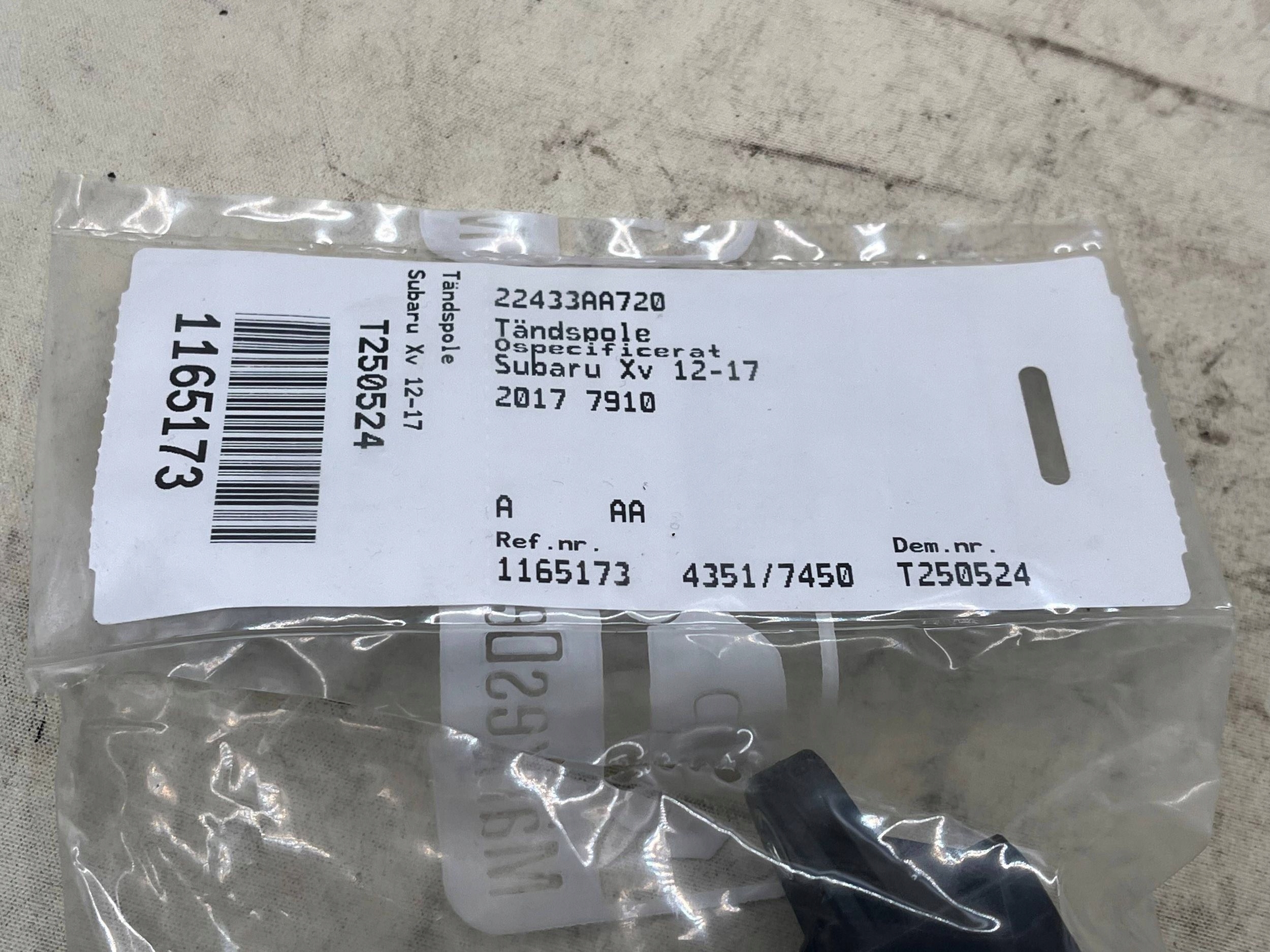 SUBARU 2018 coil ignition 22433AA720 HANSHIN !J