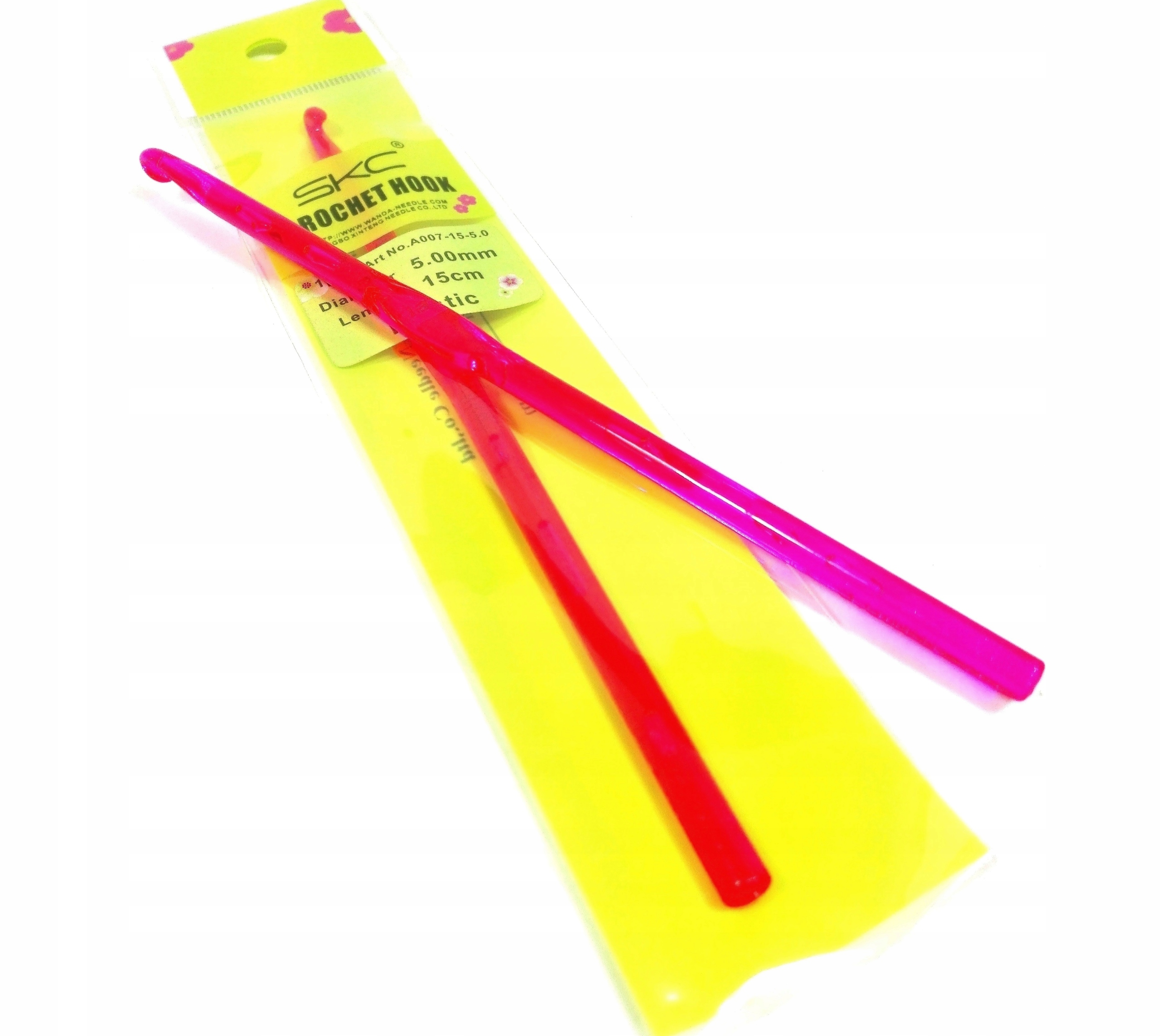 Szydełka Plastikowe 5mm Szydełko 5 mm Skc