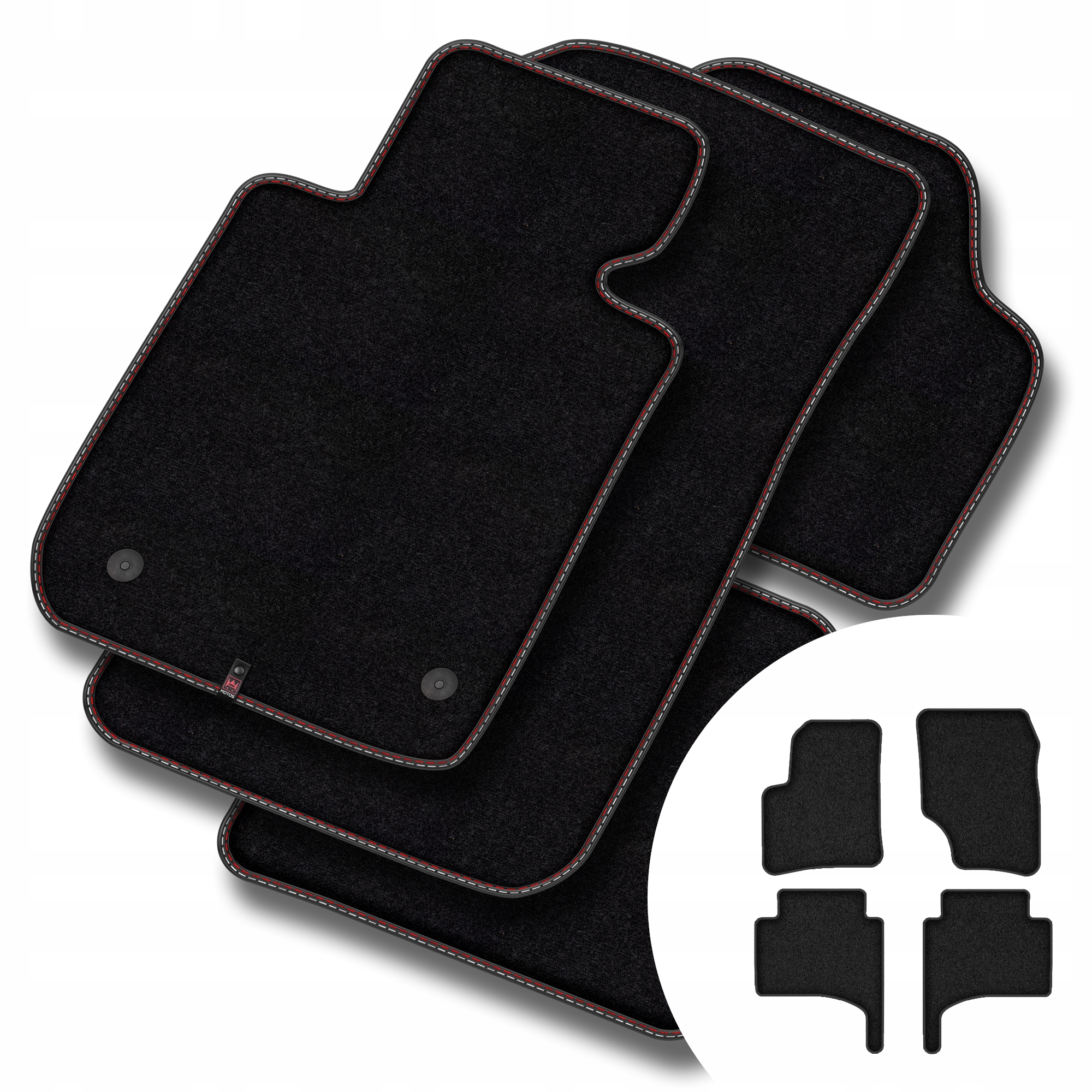 Velurové koberce Premium pro Vw Touareg 2002-2010