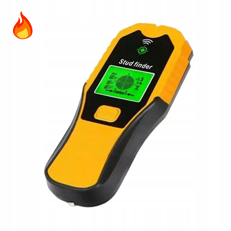 Přenosný Nástěnný Detektor 5v1 LCD Detekuje dřevo a kov Kabely