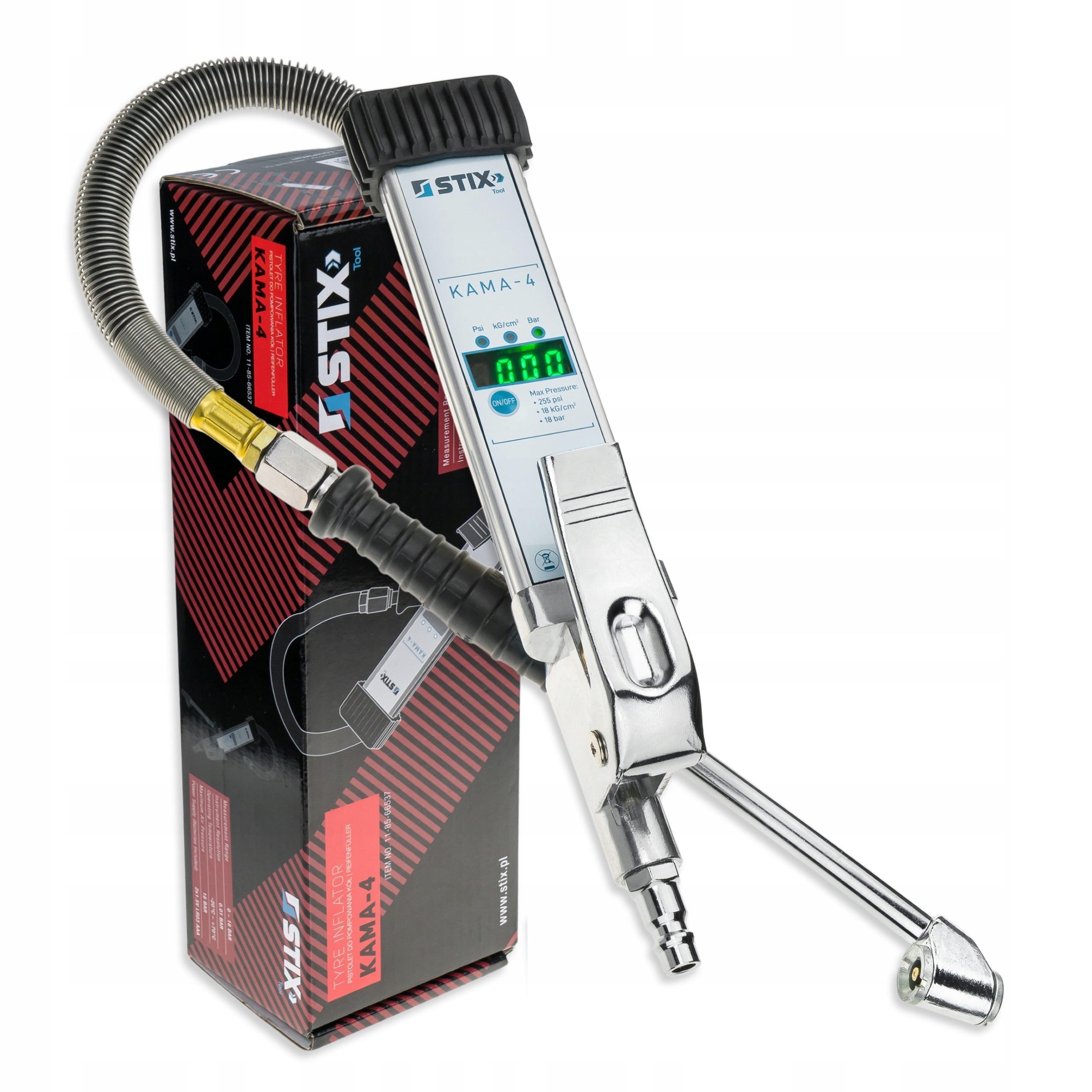 Elektronická Pistole Pro Nafukování Nákladních Kol Tir KAMA4 18BAR Stix