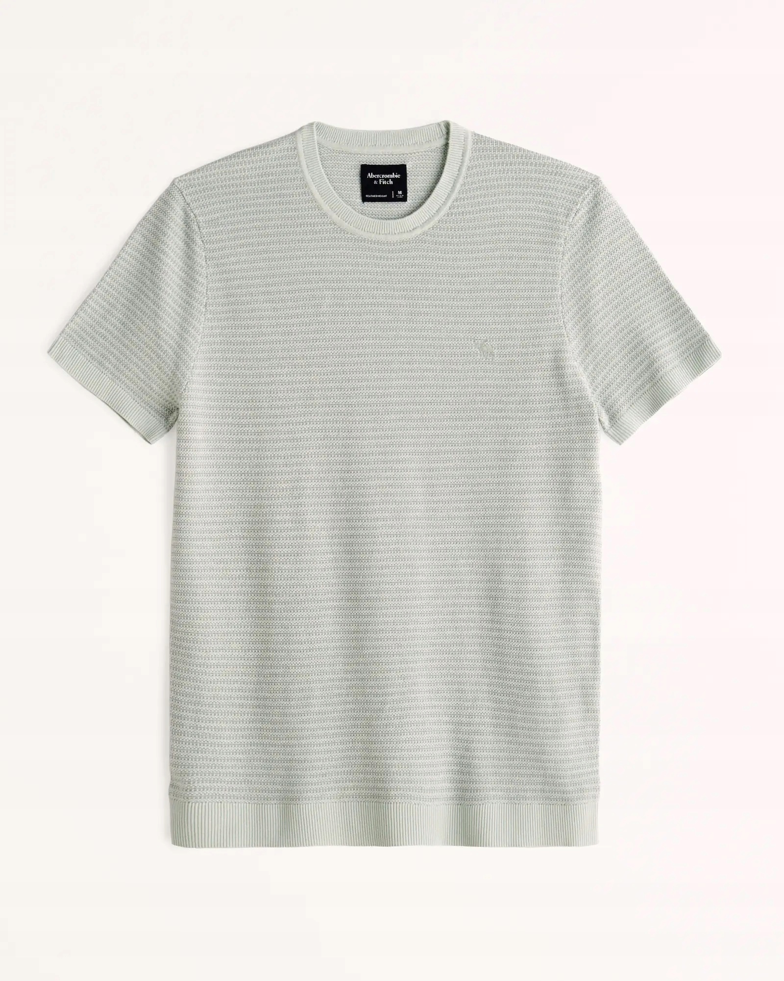 

A&f ~ Dzianina Pima Cotton Miętowa ~ Logo ~ XL