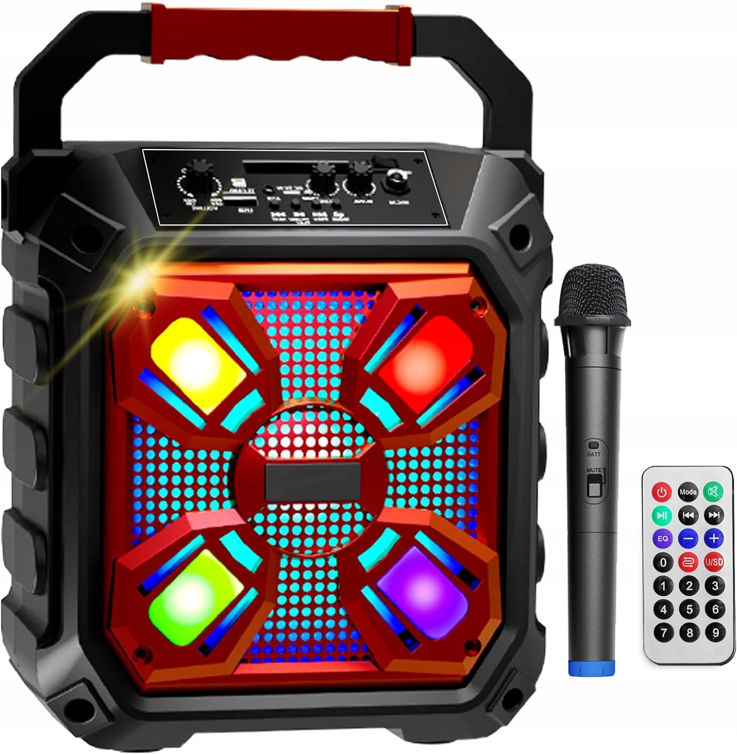 Karaoke Zařízení Reproduktorová Sada Vegue Bluetooth Pa S Mikrofonem