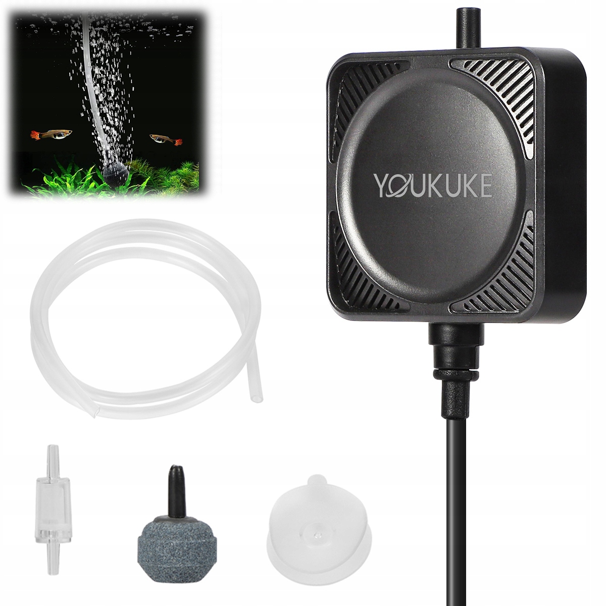 Levně Nejtišší pumpa – provzdušňovač do akvária, tichý a účinný