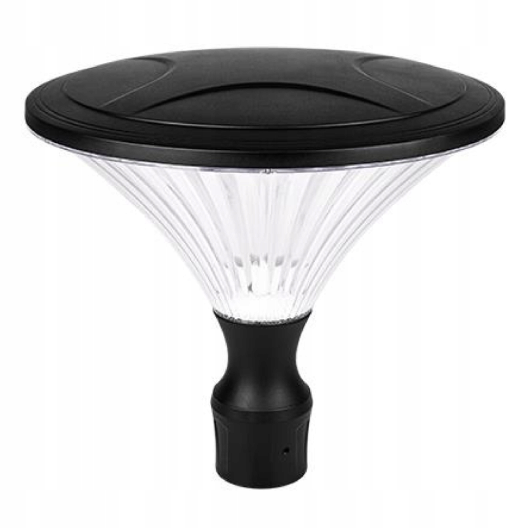 Led Ulická Lampa Parková Lampa E27 50W záhradná čierna 360° IP65