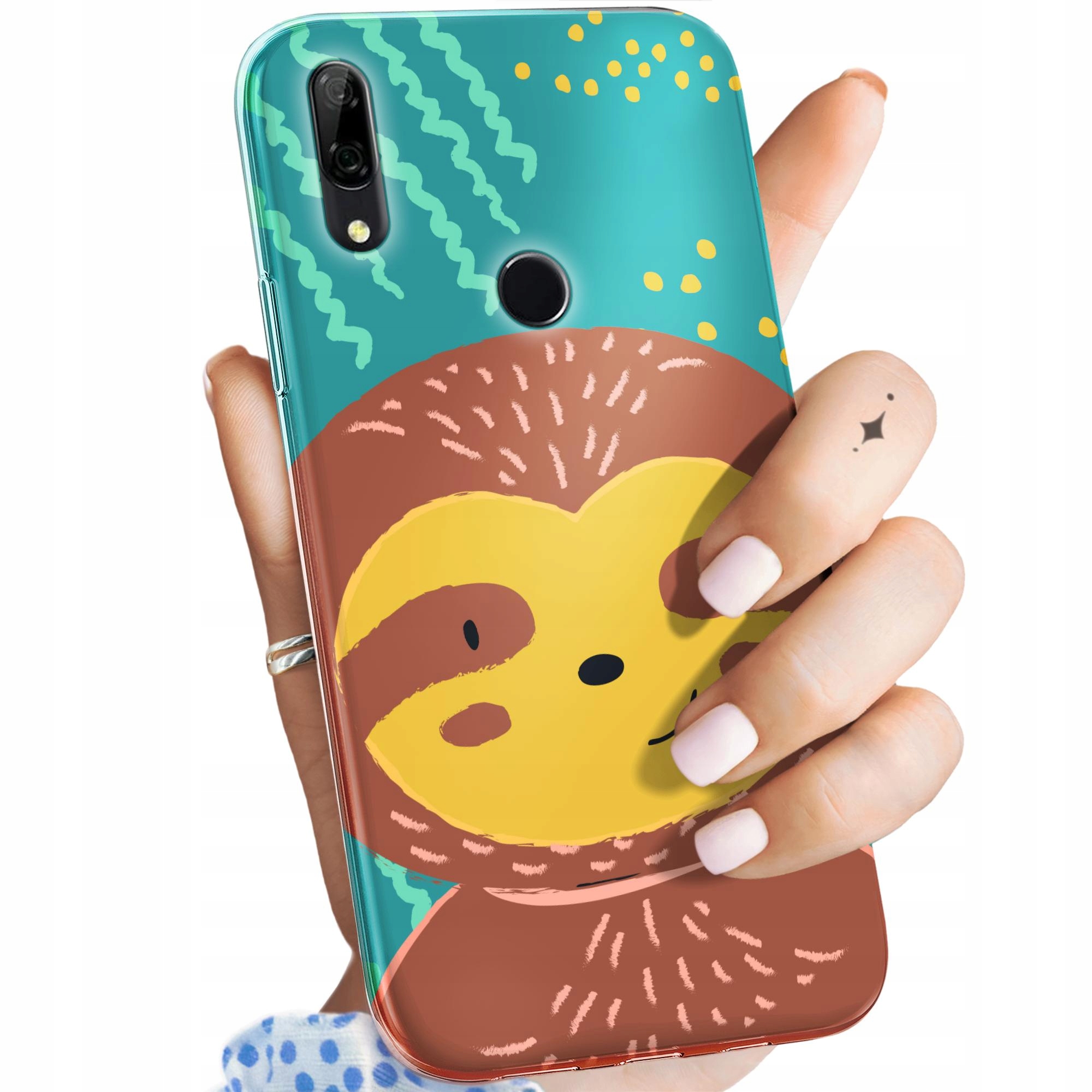 Etui Do Huawei P Smart Z Y9 Prime 2019 Honor 9X Leniwiec Śmieszne