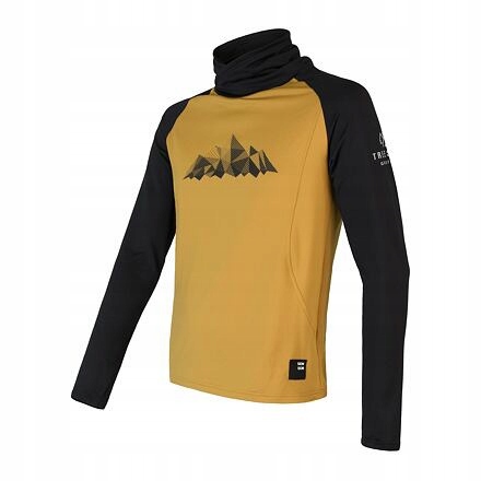 Sensor Coolmax Thermo Mountains pánská mikina mustard/černá velikost M