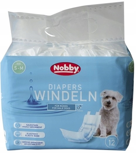 

Pieluchy pampasy dla psów samców rozm. S/m