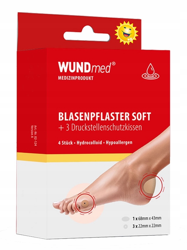 

WundMED, Plastry na odciski, 4 sztuki